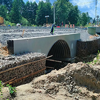 Cтроительство подъездной дороги в Хабаровском крае