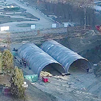 Строительство нового моста в Рязани