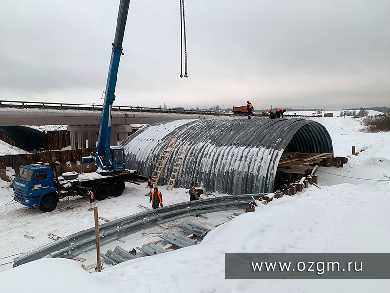 Строительство моста через реку Ёма Строительство моста через реку Ёма