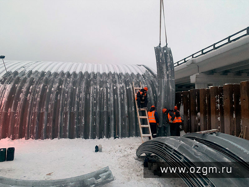 Строительство моста через реку Ёма Строительство моста через реку Ёма